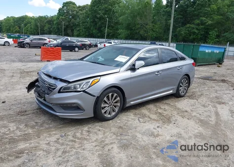 2017 Hyundai Sonata Sport z USA, uszkodzony, nr VIN 5NPE34AF6HH438222